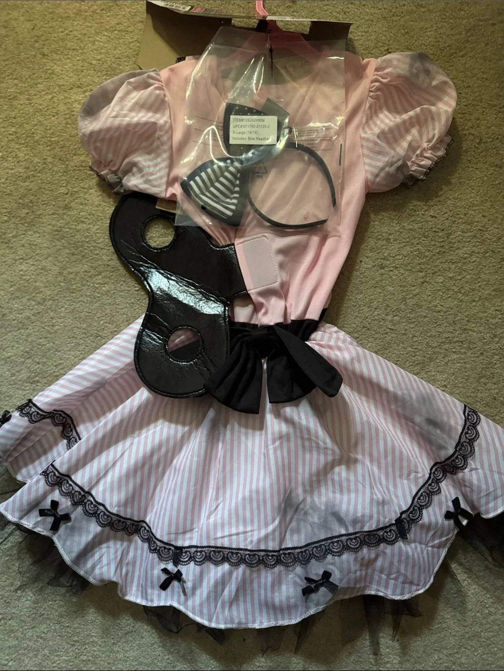 Wicked Wind-Up Doll Girl Costume - Pink (XL 14-16)